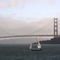 Golden Gate Bridge and Boat